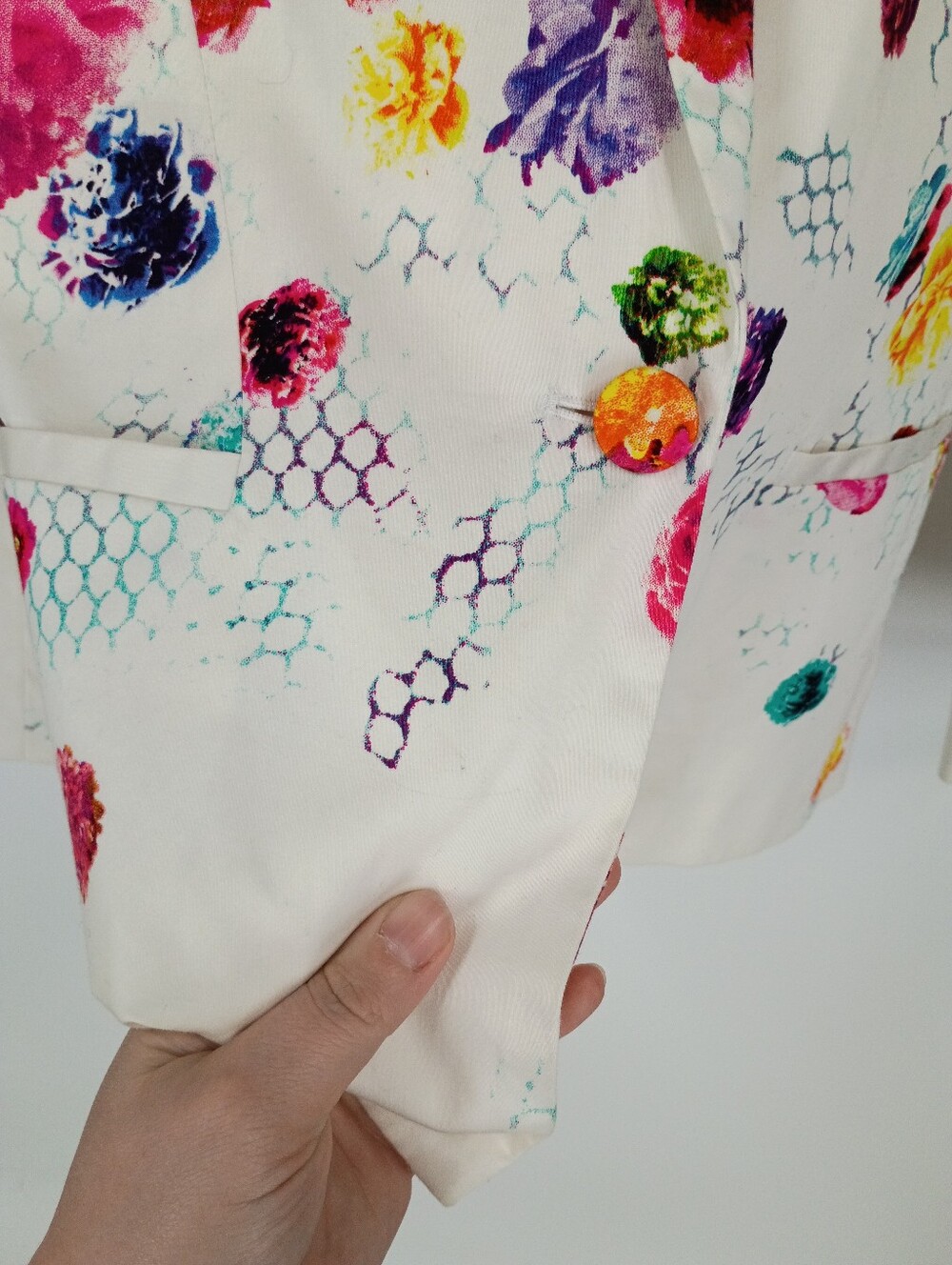 Prabal Gurung for Target Floral Suit Jacket Blazer - Picture 3 of 8